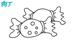 (糖果画法简笔画教程)学习如何画糖果简笔画的简单步骤和技巧