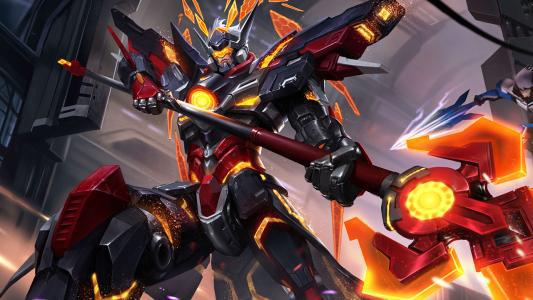 (战神吕布动漫视频)战神吕布机甲：穿越时空的无敌战士，引领未来战争新篇章