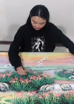 (画家梦溪)如何在梦溪画坊顺利起步，从零基础到绘画高手的成长之路